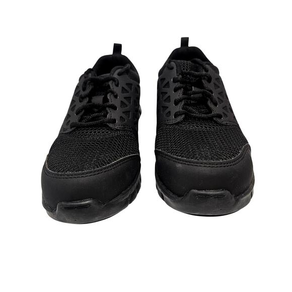 Reebok Sublite Cushion Work Slip Resistant Black Shoes Women's Size 8.5 Wide New - Picture 2 of 8